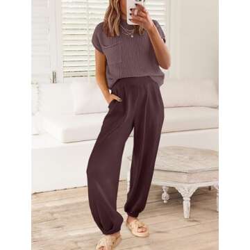 ANRABESS Two Piece Outfits Comfortable & Chic Tracksuit