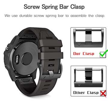 Comfortable ANCOOL Quickfit 26mm Watch Band for Fenix