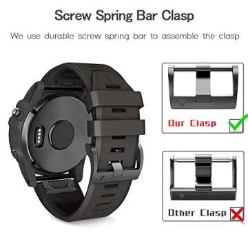 Comfortable ANCOOL Quickfit 26mm Watch Band for Fenix