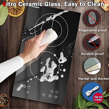 Karinear 2 Burner Electric Cooktop for Modern Kitchens