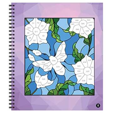 Brain Games - Sticker by Number: Flowers & Nature (28 Images to Sticker)