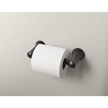 Kohler Pivoting Toilet Paper Holder in Matte Black