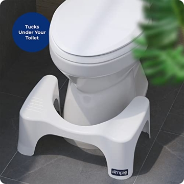 Squatty Potty 7 Inch White Toilet Stool for Better Comfort
