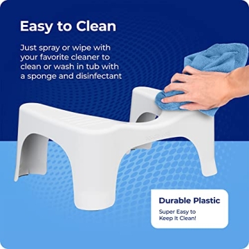 Squatty Potty 7 Inch White Toilet Stool for Better Comfort