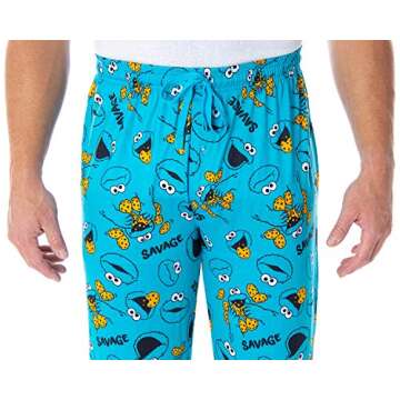 Sesame Street Cookie Monster Savage Pajama Pants