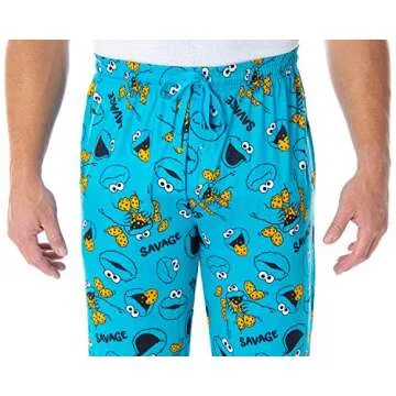 Sesame Street Cookie Monster Savage Pajama Pants