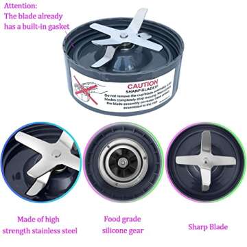 [UPGRADE] Replacement Blender Blade Parts for NutriBullet 600w 900w Blender