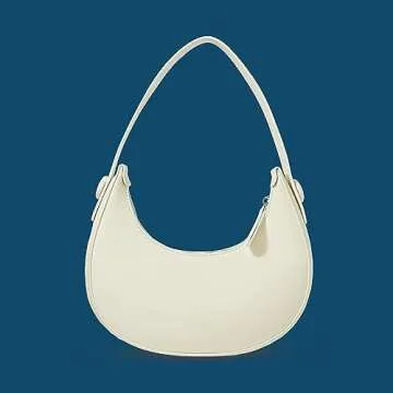Chic Crescent Moon Design Hobo Bag for Daily Use