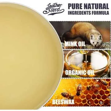 Mink Oil Leather Conditioner - All-Natural 4.23 Oz Kit
