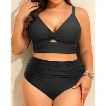 Stylish Plus Size Two Piece Bathing Suits for Women