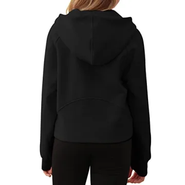 Doshoop Girls Cozy Half Zip Hoodie for Winter Style