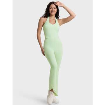 icyzone Halter Sports Bra for Women - Comfortable & Stylish