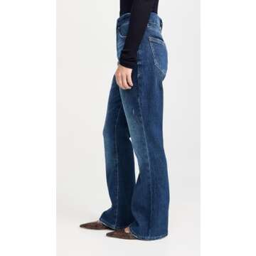 Good American Women's Good Petite Boot Jeans, Indigo704, Blue, 24