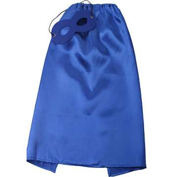 ADJOY Superhero Capes and Masks for Kids Bulk - DIY Children Capes for Birthday Party - 14sets(28pcs)