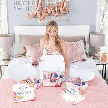 Elegant Diamond Pens for Bridesmaid Proposals & Favors