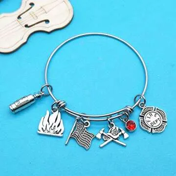 Xiahuyu Firefighter Bracelet - Perfect Gift for Firefighters