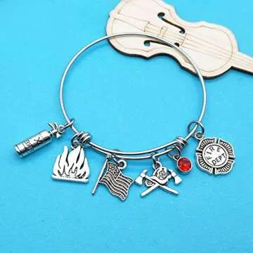Xiahuyu Firefighter Bracelet - Perfect Gift for Firefighters