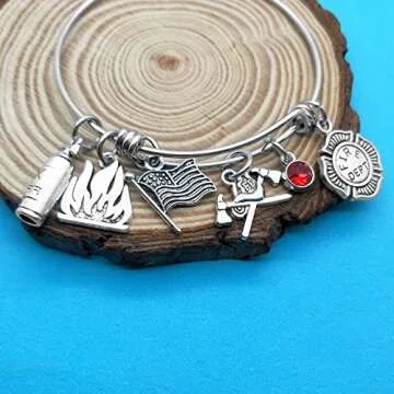 Xiahuyu Firefighter Bracelet - Perfect Gift for Firefighters