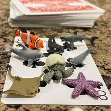 Safari Ltd. Ocean Fun Pack - Mini Figures of Sea Creatures - Educational Toy Set for Boys, Girls, and Kids Ages 5+