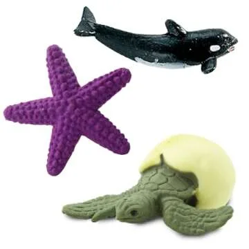 Safari Ltd. Ocean Fun Pack - Mini Figures of Sea Creatures - Educational Toy Set for Boys, Girls, and Kids Ages 5+