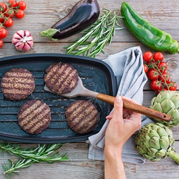 Quality Kitchen Utensils Set - Durable Silicone & Wood