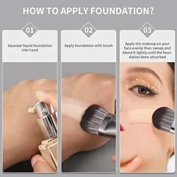 DUcare Foundation Brush for Seamless Makeup Application