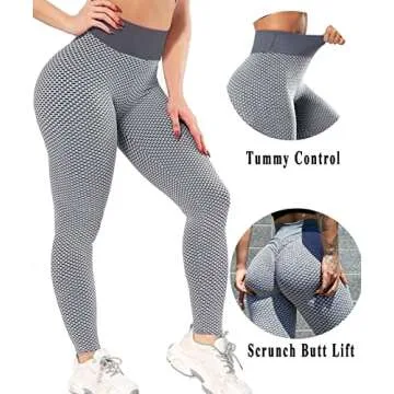 Scrunch Butt Lifting Leggings for Women - High Waisted Comfort
