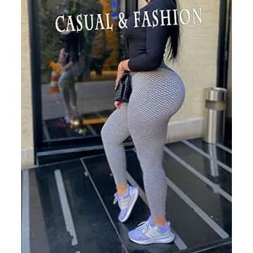 Scrunch Butt Lifting Leggings for Women - High Waisted Comfort