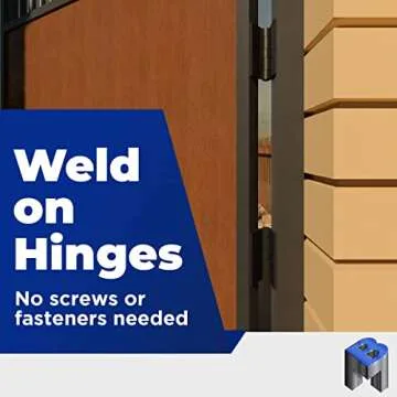 Bobco Metals Heavy Duty 3" Weldable Hinges for Gates & Doors