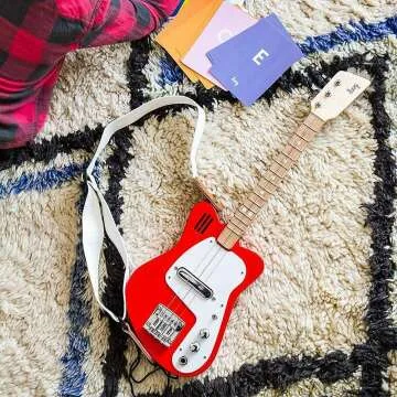 Loog Mini Electric Guitar for Kids with Learning App