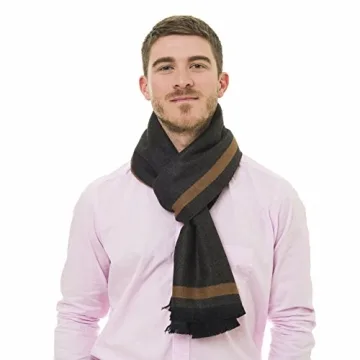 Elegant Bamboo Viscose Scarf for Men - Soft and Stylish