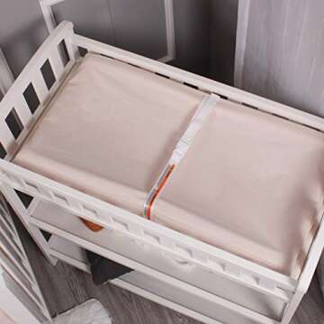 Belsden 2 Pack Waterproof Changing Pad Cover, Soft Microfiber Diaper Change Table Sheets for Baby Bo...