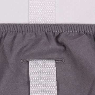 Belsden 2 Pack Waterproof Changing Pad Cover, Soft Microfiber Diaper Change Table Sheets for Baby Boys and Girls, Fit 32" x 16" Changing Pad, Machine Washable Durable, Dark Grey & Apricot