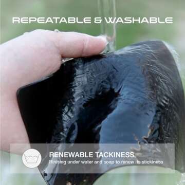 JIMISHA Car Dashboard Anti Slip Gel Pad for Safe Driving