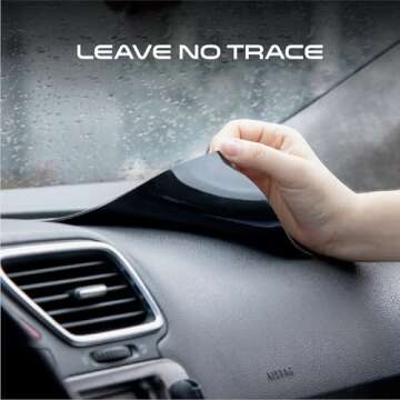 JIMISHA Car Dashboard Anti Slip Gel Pad for Safe Driving