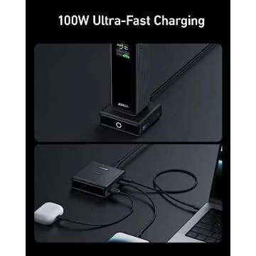 Anker 100W Fast Charging Base with 4 Ports for All Devices