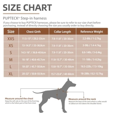 PUPTECK Adjustable No-Pull Dog Harness Set for Small Pets