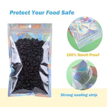 350 PCS Mylar Bags for Food Storage and Organization