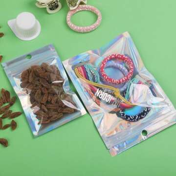 350 PCS Mylar Bags for Food Storage and Organization