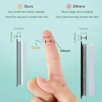 Stitch Gun for Clothes Kit, Include 1 Handheld Mini Stitch Gun, 6000 Pcs Micro Fasteners, 2 Micro Needles, Suitable for Quick Stitch Sewing Clothes, Quick Clothing Fixer, Micro Tagging Gun