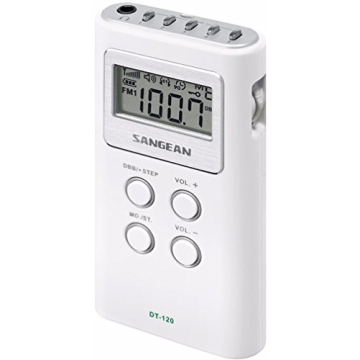 Portable AM/FM Pocket Radio SANGEAN DT-120 with Excellent Reception