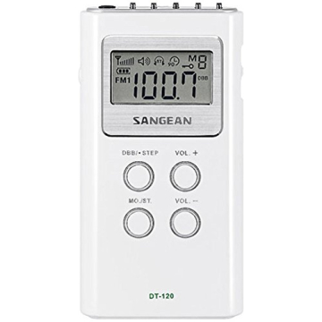 SANGEAN DT-120 AM/FM Pocket Radio with Digital Tuning
