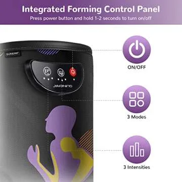 QUINEAR Rechargeable Leg Massager for Circulation and Pain Relief, Cordless Air Leg Compression Massager, Calf Massager Gift for Mom Dad Women Men (FSA or HSA Eligible)