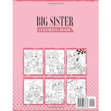 Big Sister Coloring Book for Creative Little Girls