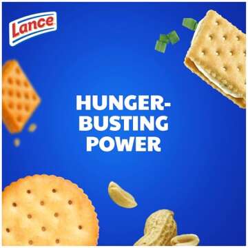 Lance Sandwich Crackers Variety Pack - Perfect On-the-Go Snack!