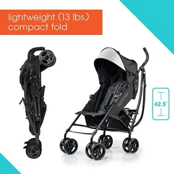 Summer Infant 3Dlite Convenience Stroller - Lightweight & Compact