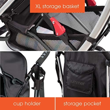 Summer Infant 3Dlite Convenience Stroller - Lightweight & Compact