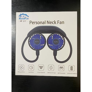 HandFan 10000mAh Portable Neck Fan for All-Day Comfort