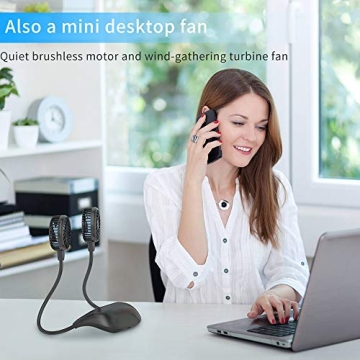 HandFan 10000mAh Portable Neck Fan for All-Day Comfort