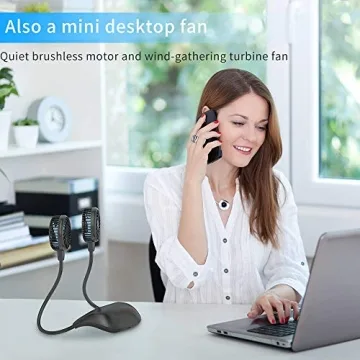 HandFan 10000mAh Portable Neck Fan for All-Day Comfort